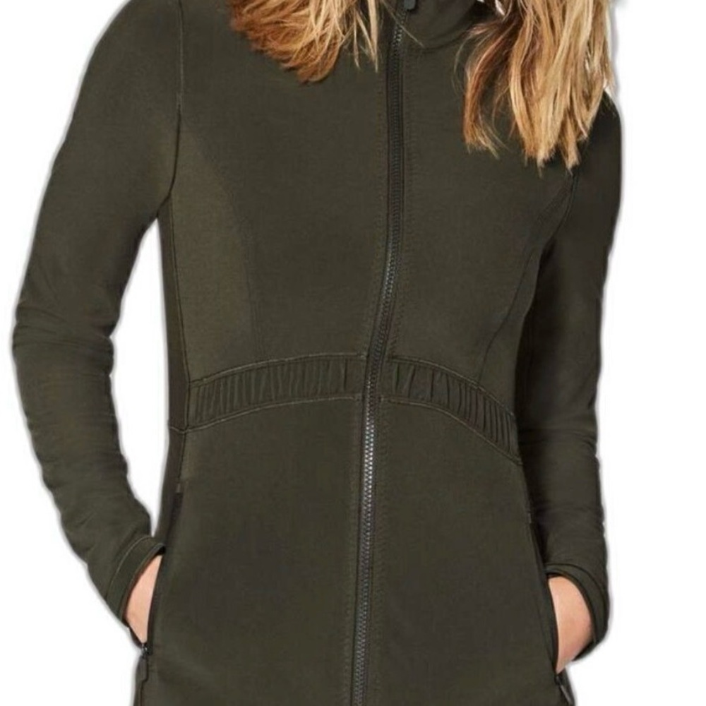 Lululemon round trip Zip-Up Jacket - olive green